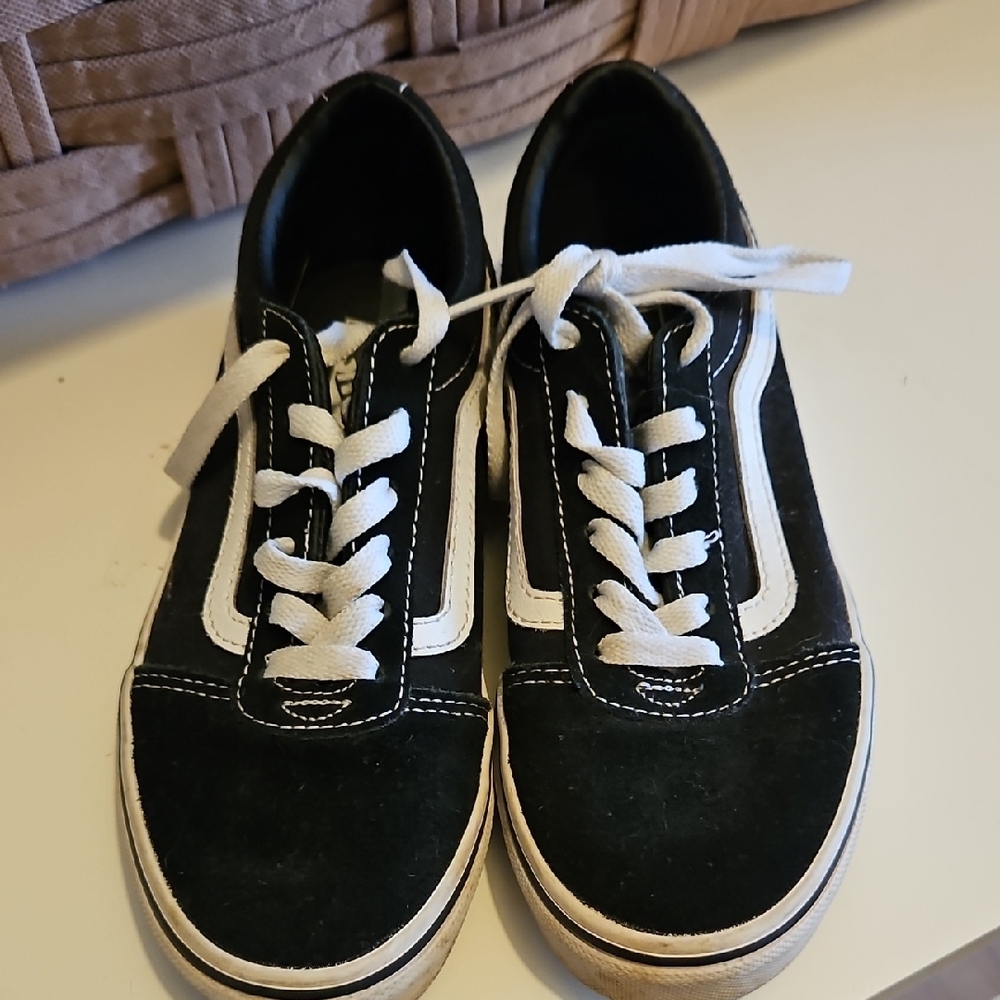 Vans Black and White Sneakers